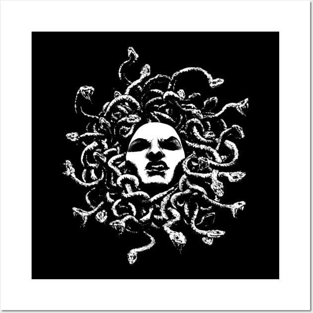 Medusa Wall Art by Cyborg One